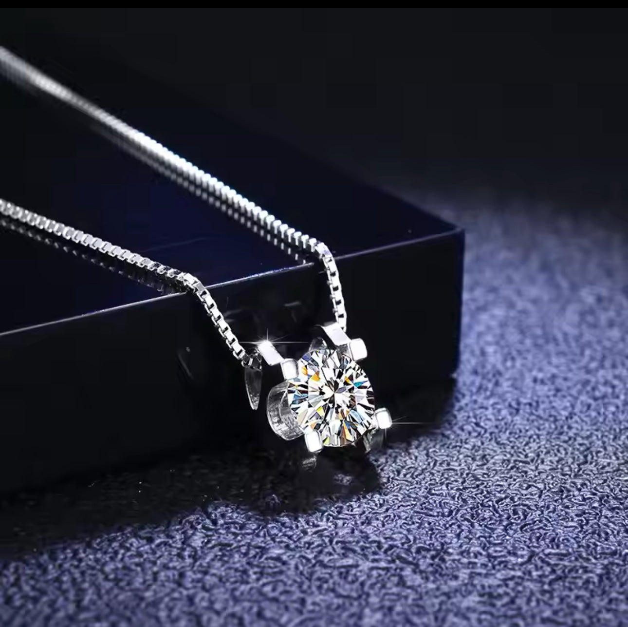 North Star - Moissanite Necklace