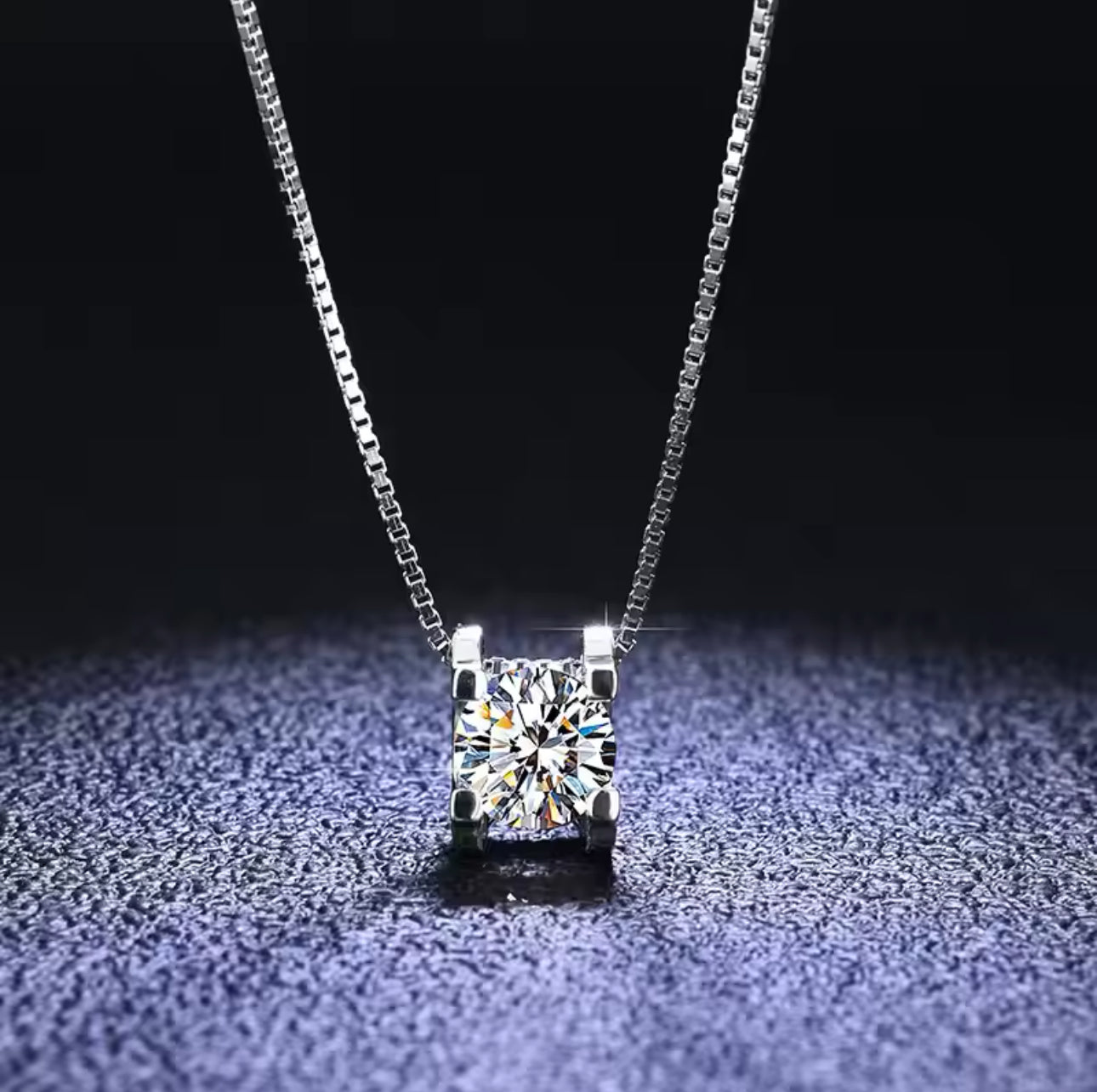 North Star - Moissanite Necklace