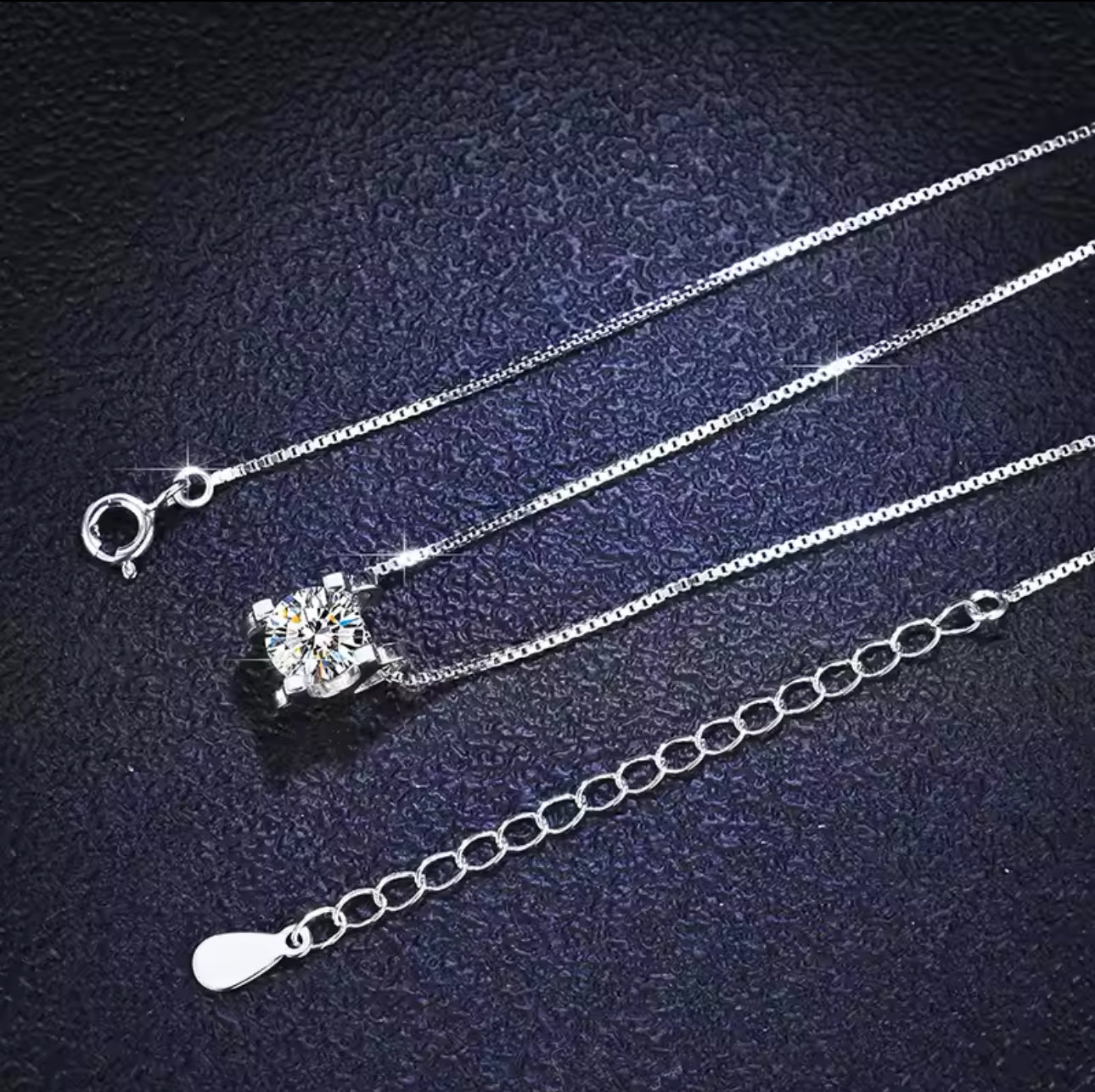 North Star - Moissanite Necklace